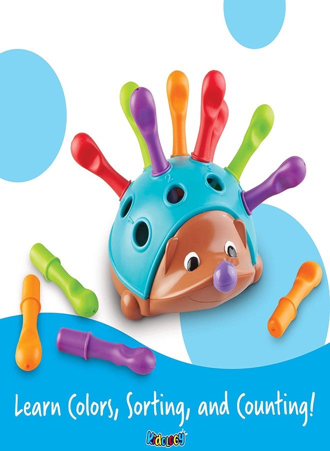 Kidology Pull Out Spike Toy for Kids Age 18+ Months | Fine Motor and Sensory Hedgehog Toddler Learning Toys | Montessori, Educational Games for Counting, Color, Sorting | Ideal for Gifting - Image 3